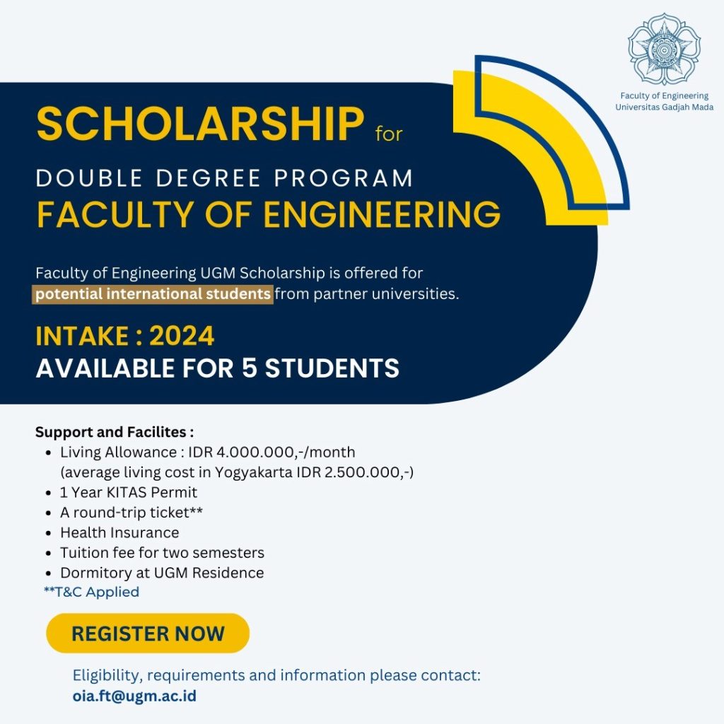 One-year Scholarship under the scheme of Master Double Degree Program ...