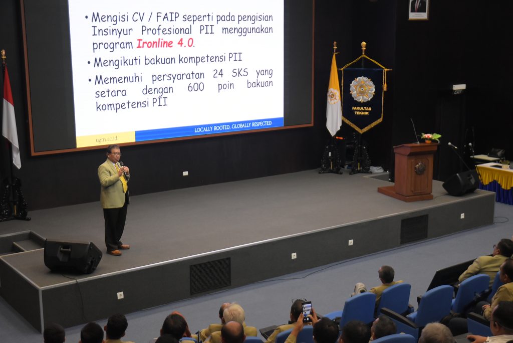 Kuliah Perdana Mahasiswa PSPPI FT UGM Angkatan XV – Fakultas Teknik